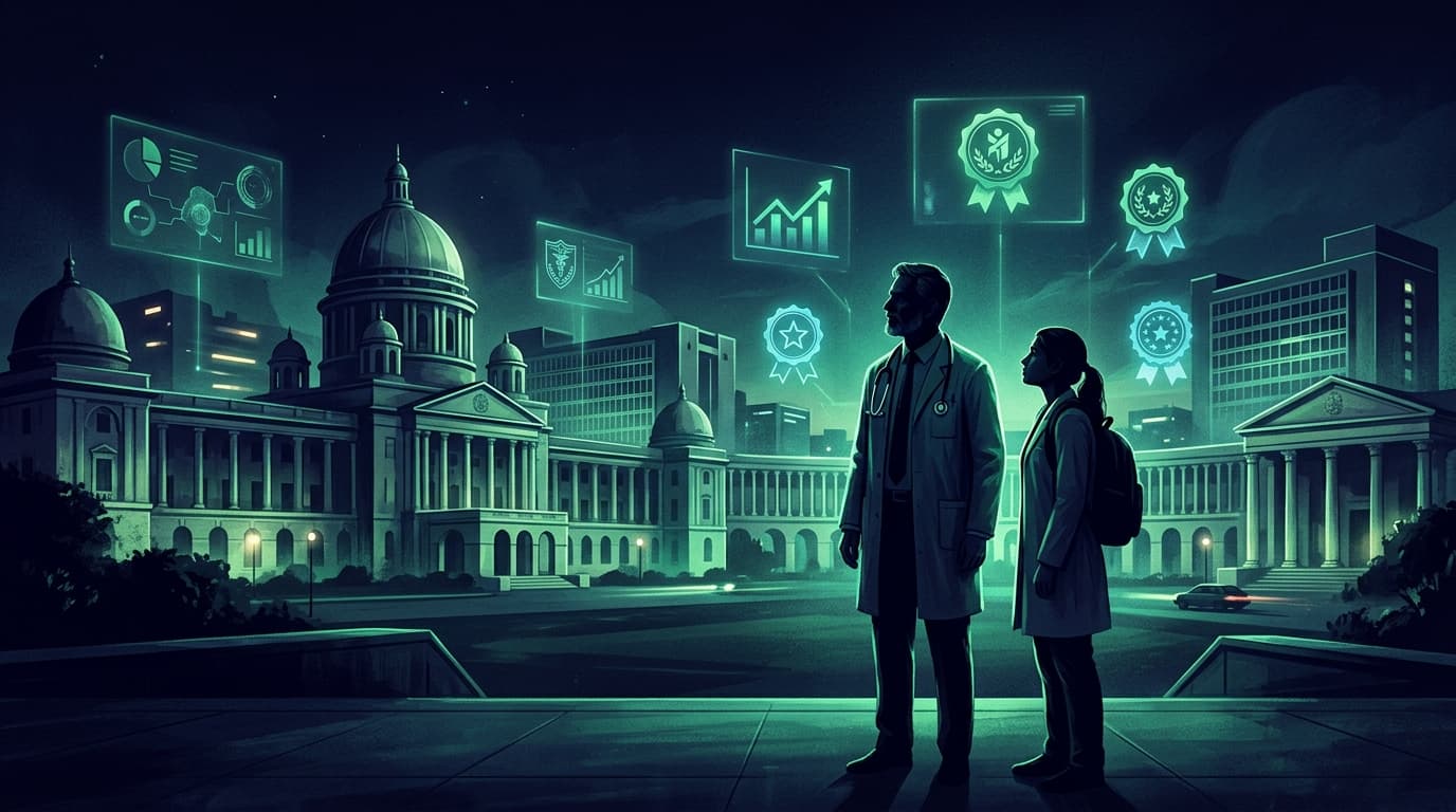 Comparison of premier AIIMS, Central Universities, and state medical colleges